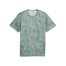 Puma M Tad Essentıals Aop Tee Yeşil Erkek T-shirt