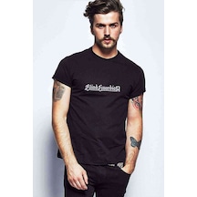 Blind Guardian Logo Baskılı Siyah Erkek Tshirt