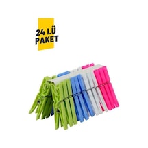 ACY GLOBAL GHS 24 Adet Plastik Çamaşır Mandalı