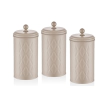 The Mia Prizma Çay Şeker Kahve Kavanozu Karamel 1,20 Lt