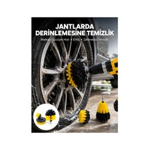 Novento Derinlemesine Temizlik İçin Dayanıklı Kıllı Matkap Fırçası Başlığı