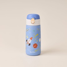 Paslanmaz Çelik Çocuk Termosu - Mavi - 480 Ml Çok Renkli