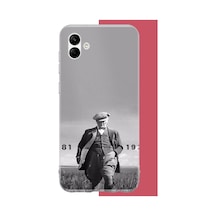 Samsung Galaxy A06 Uyumlu Atatürk 1881 1938 Baskılı Silikon Kılıf Renkli