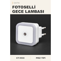Cata Ct-9500 Fotoselli Priz Tipi Gece Lambası Çok Renkli