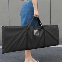 Trendooze Reklam Ekranı Taşınabilir Çok Amaçlı Kart Cep Torbası Siyah Siyah