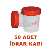 Plastik İdrar Numune Kabı Aseptik Poşetli Steril Beheri 100 ML 50 Adet