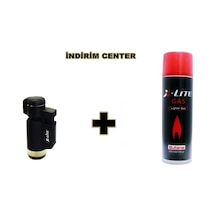 X-Lite Hunter Turbo Otomatik Pürmüz Turbo Çakmak+X-Lite 250Ml ... Siyah
