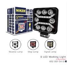 Nıken 8 Led 3 Fonksiyon Çalışma Lambası