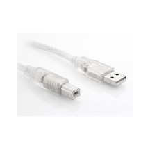 S-Link Sl-U2005 Usb2.0 5M Şeffaf Yazıcı  Kablo