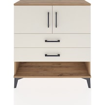 Arges Şifonyer 2 Raflı 2 Çekmeceli 2 Kapaklı 88x30x96 Çam-aytaşı Atlas Çam