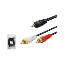 Hadron H-4250 2 Rca 3 5 Mm Stereo 1 5 Mt Aux To 2 Rca Kablo A Kal