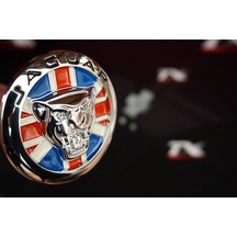 Jaguar English Flag Vidalı Ön Panjur Izgara Panter 3M 3D Logo (548752921)