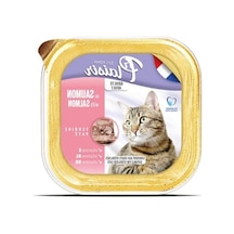 Somon Balıklı Yaş Kedi Pate, 12 Adet, 100 Gr 100 G