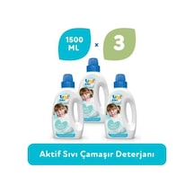 Aktif Sıvı Çamaşır Deterjanı 3'lü 4500 Ml