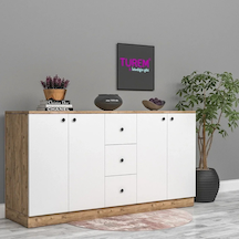 Kare Konsol Mdf Sis Gri