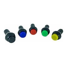 Ic-186 Buton Plastik Pbs11b Yaylı 12mm Mavi
