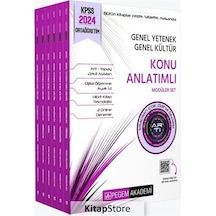 2024 KPSS Genel Yetenek Genel Kültür Ortaöğretim Konu Anlatımlı Modüler Set- Pegem Akademi Yayıncılık