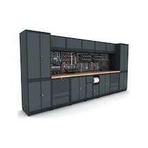 4.3 Metre Modüler Çalışma Tezgahı İe.36.18.41