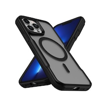 Teleplus Apple Uyumlu iPhone  13 Pro Max Kılıf Magsafe Özellikli Kaymaz Kenar Lamer Kapak