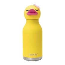 Asobu Bestie Bottle - Ducky Yalıtımlı Paslanmaz Çelik Su Şişesi, Pipetli, 460ml Çok Renkli