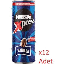Nescafe Xpress Vanilla Kahve Aromalı Sütlü İçecek 12 x 250 ML