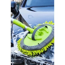 Renault Mascott Uyumlu Oto Yıkama Seti Mop Mikrofiber Bezli Teleskopik Saplı