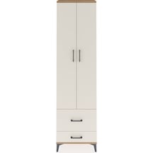Arges Dolap 4 Raflı 2 Çekmeceli 2 Kapaklı 60x30x221 Çam-aytaşı Atlas Çam