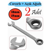 Cırcırlı Kombine Anahtar 13mm + 17mm Ekonomik Seri