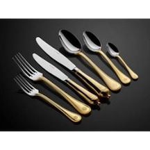Lamedore Royalty Full Gold 89 Parça Çatal Bıçak Seti 1chj-0004gf Altın