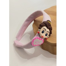 Monalisa Home Lüks Göserişli Figürlü Taç Pembe