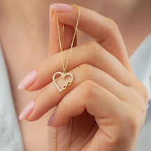 925 Ayar Gold Kalpli Sonsuz Gümüş Kolye