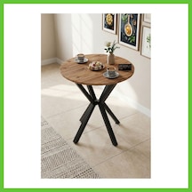 Bezos Yuvarlak Masa Atlantik Kahverengi 70 Cm Dmc