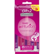 Wilkinson Sword Intuition Essentials Extra 2 Kadın Çift Bıçaklı Tıraş Bıçağı - 10+5 Paket