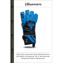 Marivento Özel Seri Hummel Hml Performance Gk Black-turquoıse 10.5 Antrenman Ekipman Kaleci Aksesuarı Siyah - Turkuaz