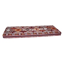 Erbasonline Mnd305-402 Şark Köşesi Bordo Halı Desenli Minder 120X60X10 Cm
