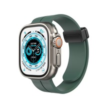 Newface Apple Watch 42mm Kr412 Elegance Stylısh Kordon - Koyu Yeşil