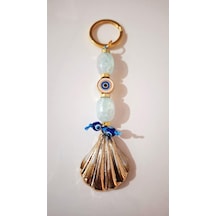 Hediyelik Deniz Kabuklu Anahtarlık 11,5 Cm