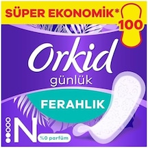 Orkid Yaprak Günlük Ped Normal Süper Ekonomik Paket 100 Adet Ped