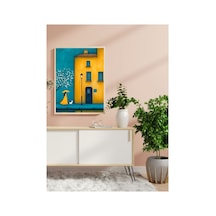 Poster Tek Parça Ahşap Çerçeveli Tablo Çok Renkli - 814954416 Çok Renkli