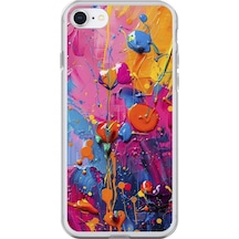 Apple Uyumlu iPhone 6s Şeffaf Kılıf Graffiti 3 Tasarımlı