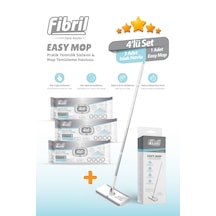 Easy Mop Pratik Temizlik Sistemi + 3 Paket Temizleme Havlusu 120