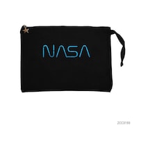 Zepplin Giyim Nasa Lite Siyah Clutch Astarlı Cüzdan / El Çantası Siyah