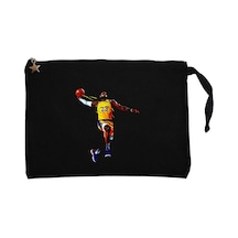 Lebron James Color Siyah Clutch Astarlı Cüzdan / El Çantası Siyah Lebron James Color Siyah Clutch Astarlı Cüzdan / El Çantası Siyah