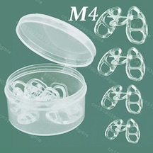 Burun Klipsi Anti Horlama Cihazı Streç Ve Ribaund Gece Uykusu Anti Açık Ağız 4 Pcs