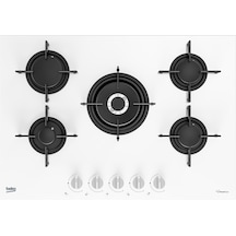Beko BOCD T 7520 EWB Ankastre Cam Tablalı Ocak