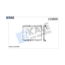 Radyatör 206-307-xsara 2.0i 16v 1 Sıra Alb Sistem Tahlıye Musluklu Kale Radyatör 1330.53/ 1330.h6/ 1331.cz