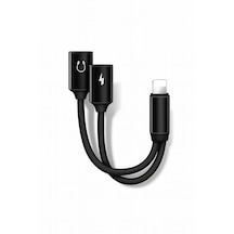 Lightning Kulaklık Şarj Çoklayıcı Apple Uyumlu iPhone Plus Çevirici