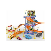 Erdem Toys 3 Katlı Süper Garaj Otopark Seti (41 Parça)