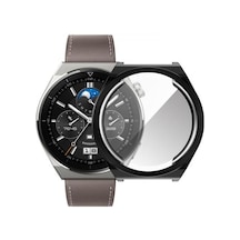 Coofbe Huawei Watch GT 3 Pro 46mm Ful Kaplama Koruyucu Kılıf, Soft Silikon Darbe Emici Saat Kılıf