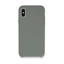 Apple Apple Uyumlu iPhone Xs Max Kılıf Lansman Legant Silikon - Gri 0.2M-Çok Renkli